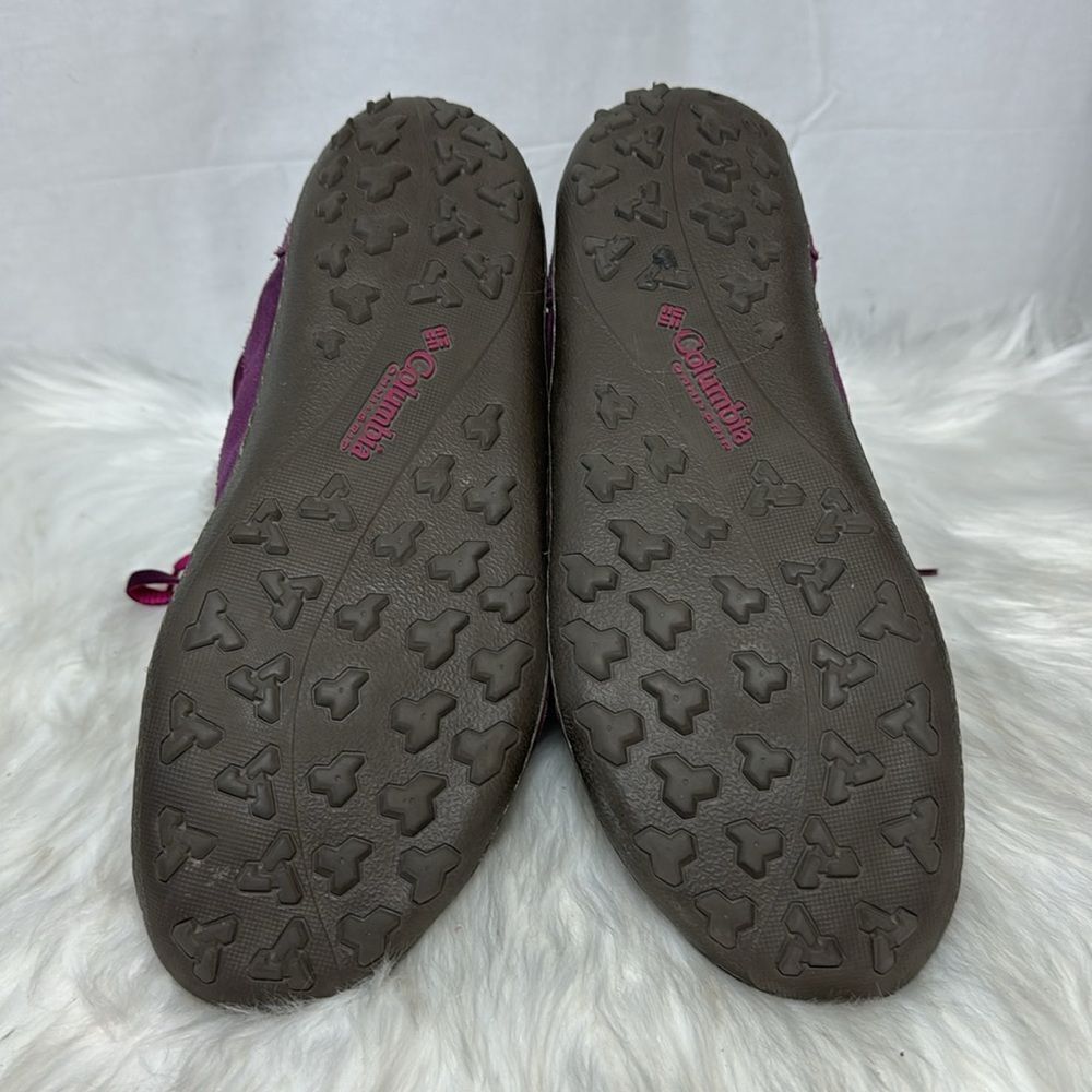 Columbia Powder Summit Quilted Waterproof Suede Lace Up Booties Sz‎ 10 - Picture 6 of 6